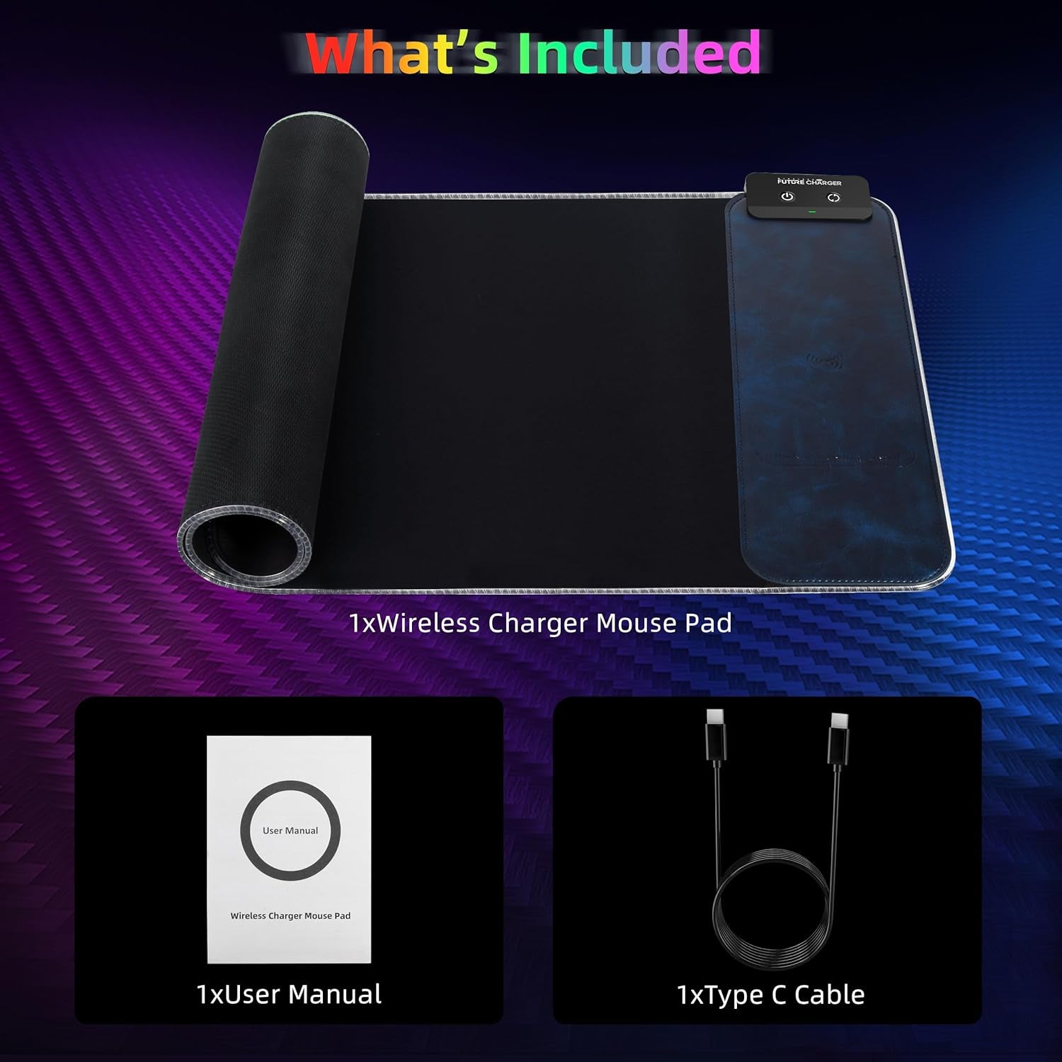 Wireless Charging Gaming Mouse Pad 